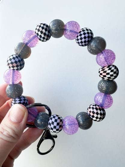 Tie Dye Checkered Wristlet Kit