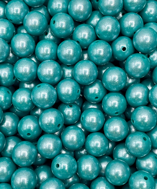 Emerald Super Shimmer 15mm Beads