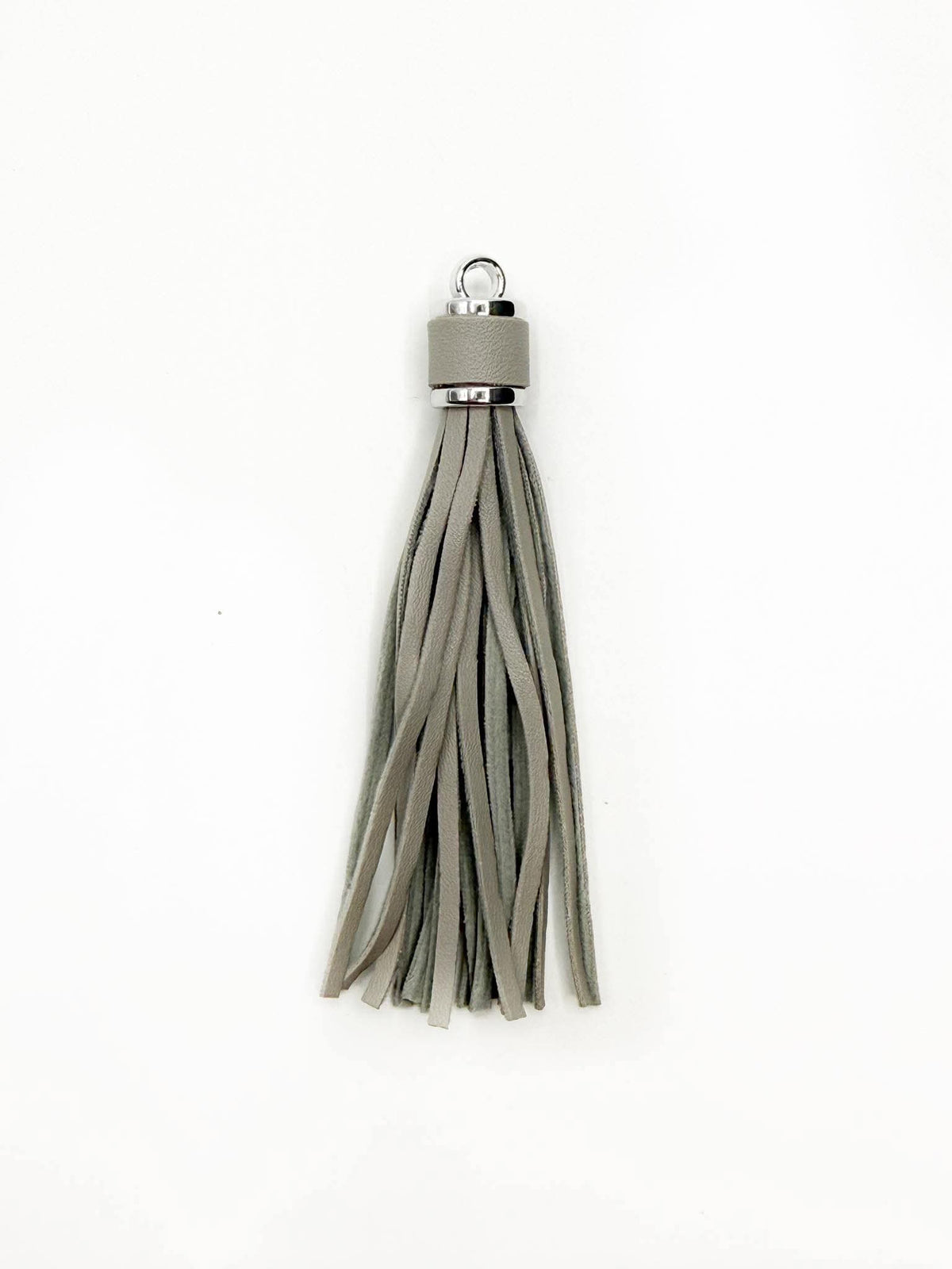 Silver Hardware Leather Tassels