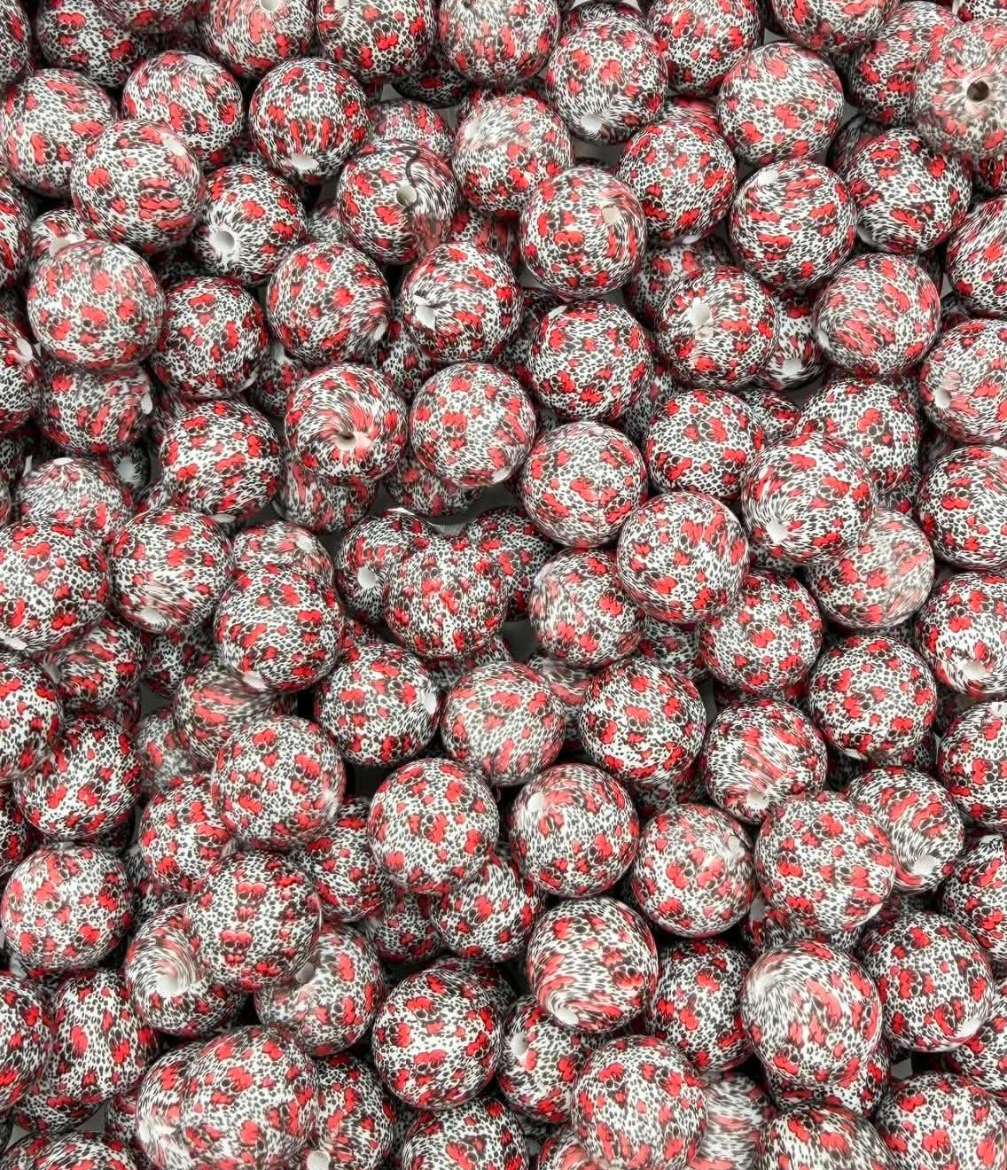 Bloody Wild Printed 15mm Bead