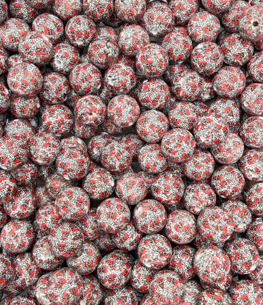 Bloody Wild Printed 15mm Bead