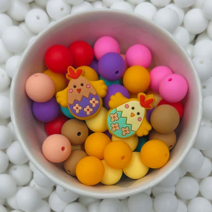 Perle focale poussin de Pâques