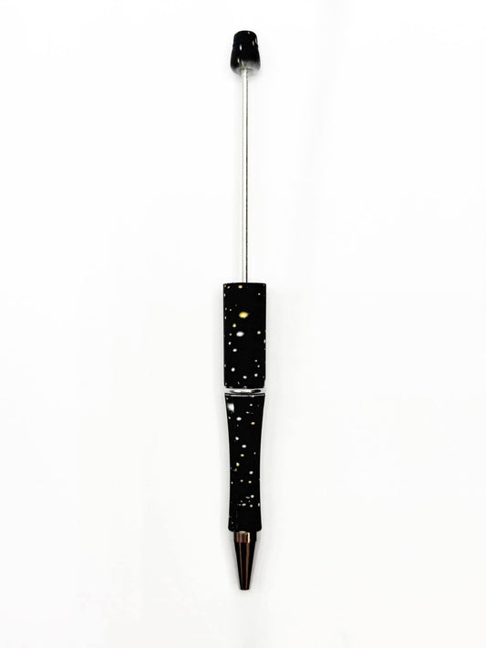 Création CTS : Stylo perlé en plastique imprimé Houston**Brevet en instance**