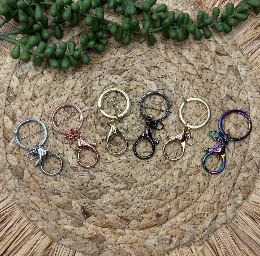 Metal Clasp Key Chain Rings – CTS Wholesale Silicone