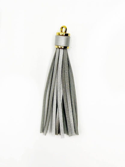 Gold Hardware Leather Tassels