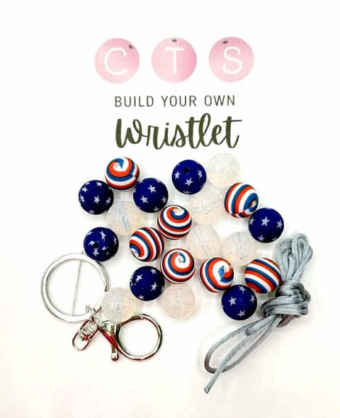 Kit de porte-clés à rayures Old Glory #37