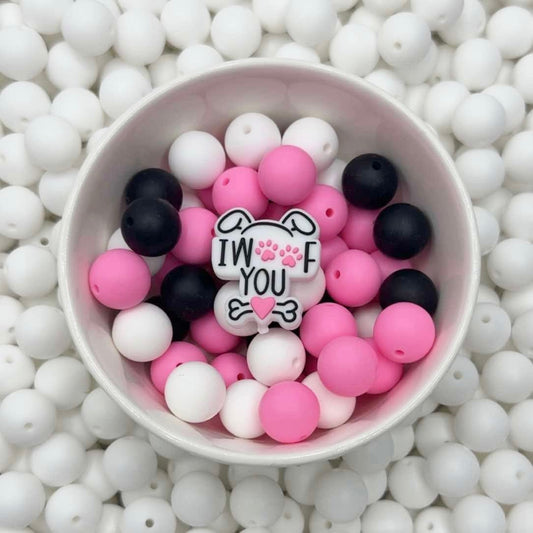 I Woof You Focal Bead