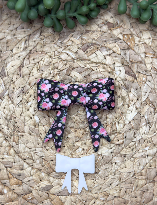 CTS Creation: Black Rose Floral Big Bow Energy