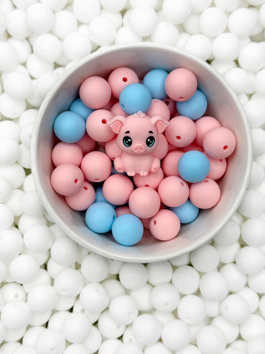 3D Piglet Focal Bead