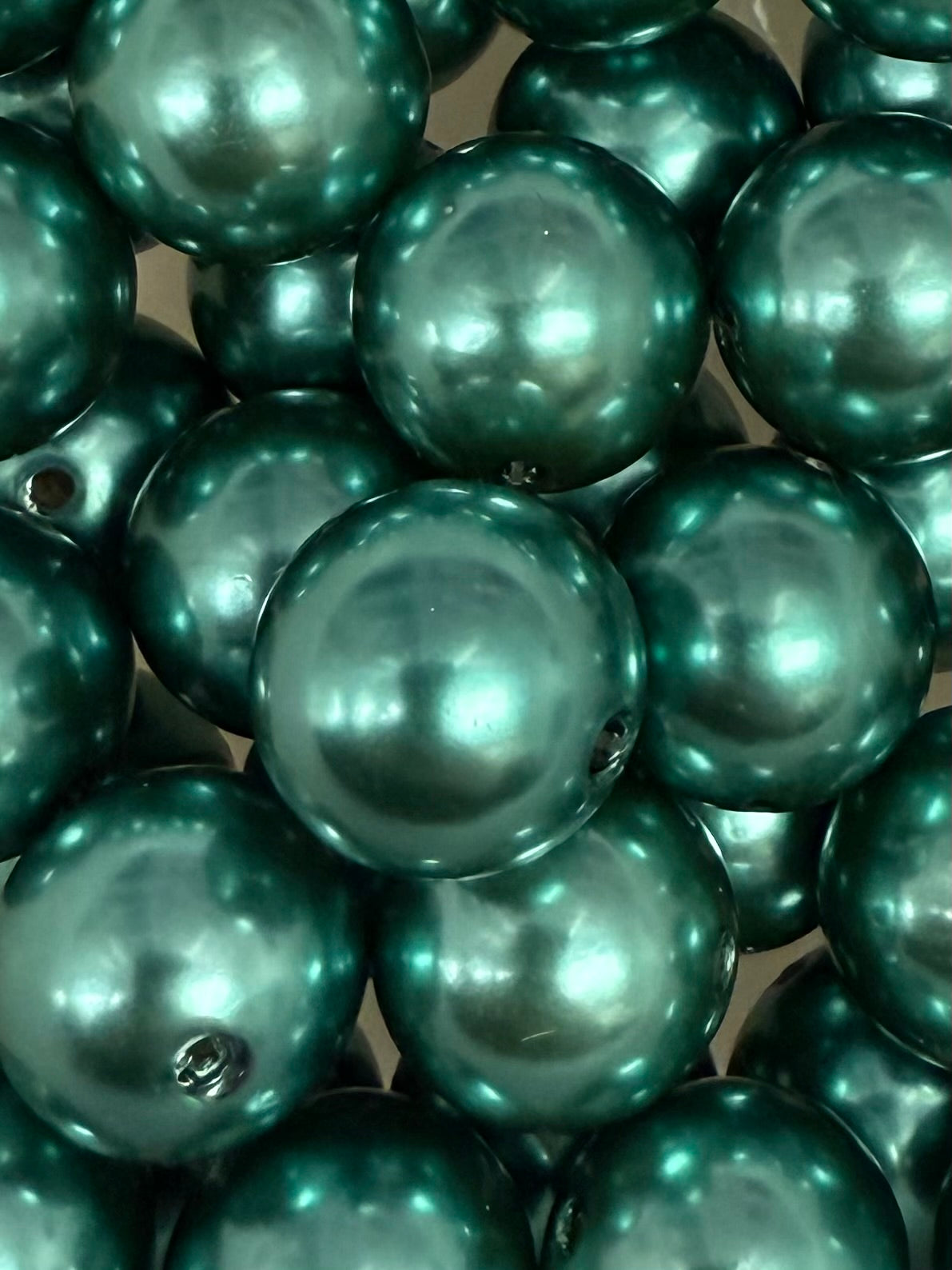 Seafoam High Gloss 20mm Acrylic Bead