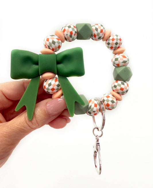 Soft Christmas Big Bow Energy Wristlet Kit