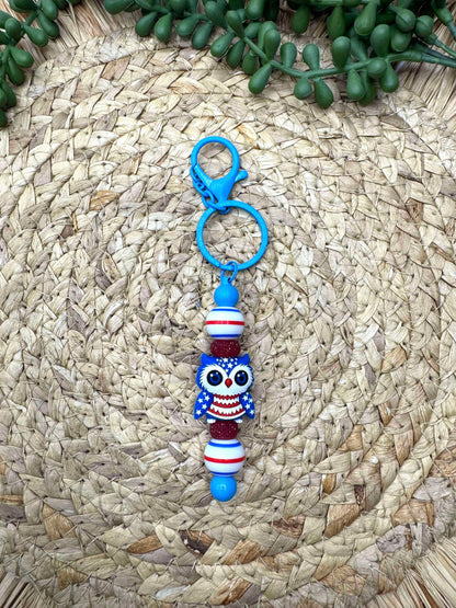 Who Who Who Loves America Keychain Kit