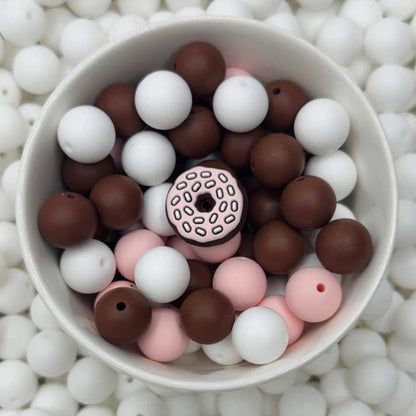 Perle focale de beignet au chocolat