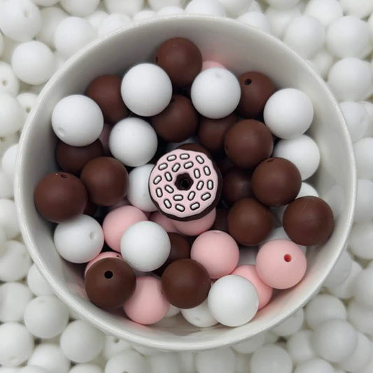 Perle focale de beignet au chocolat