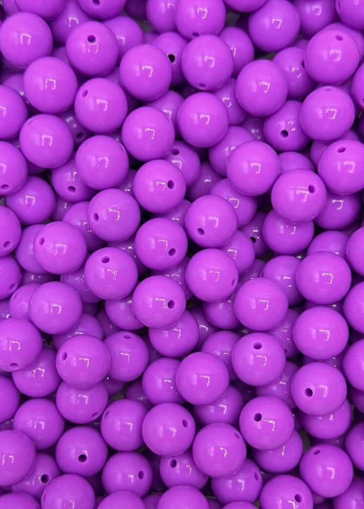 Purple Liquid 15mm Bead