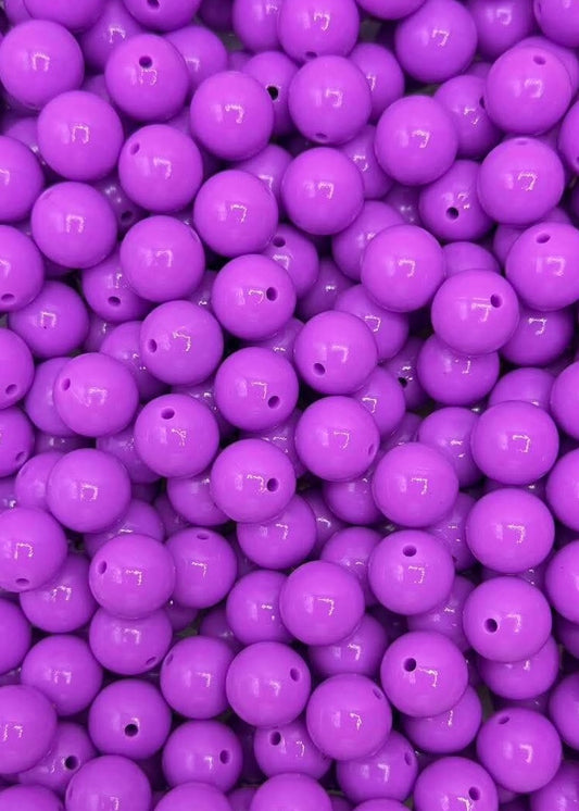 Purple Liquid 15mm Bead