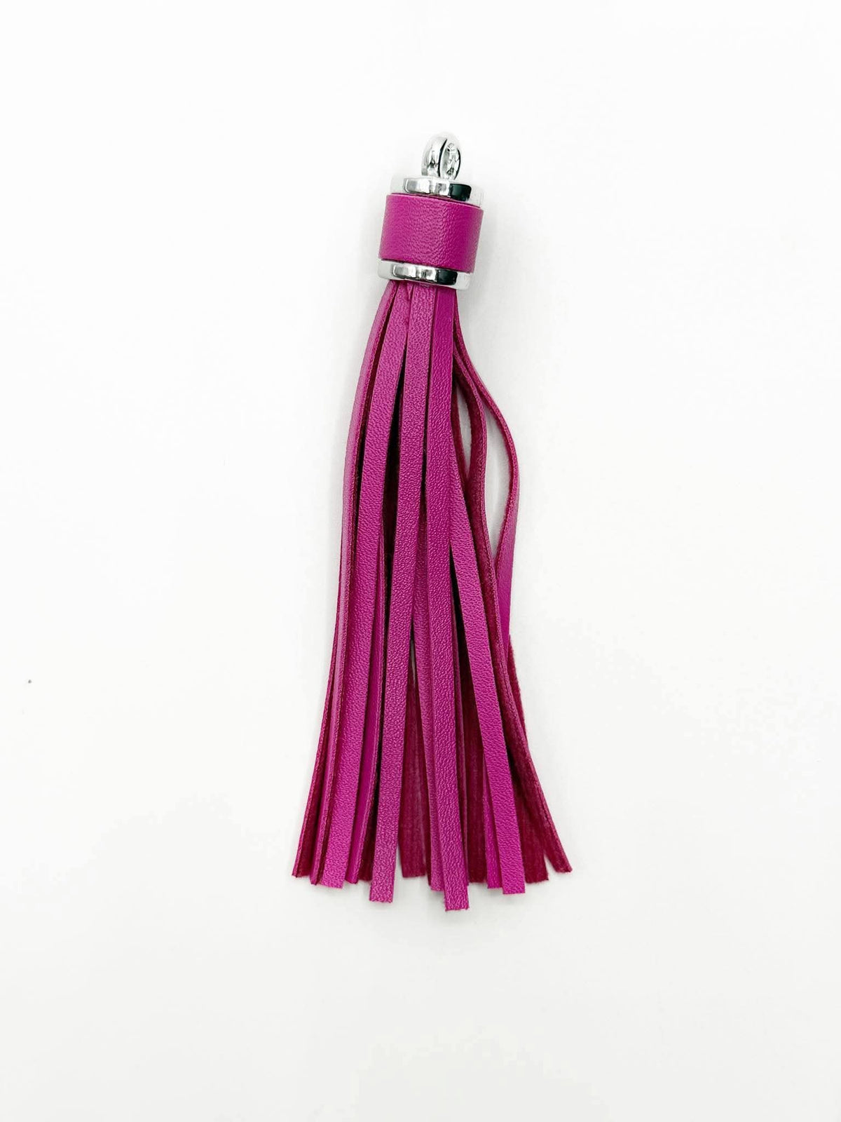 Silver Hardware Leather Tassels