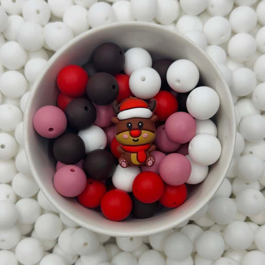 Chunky Reindeer Focal Bead