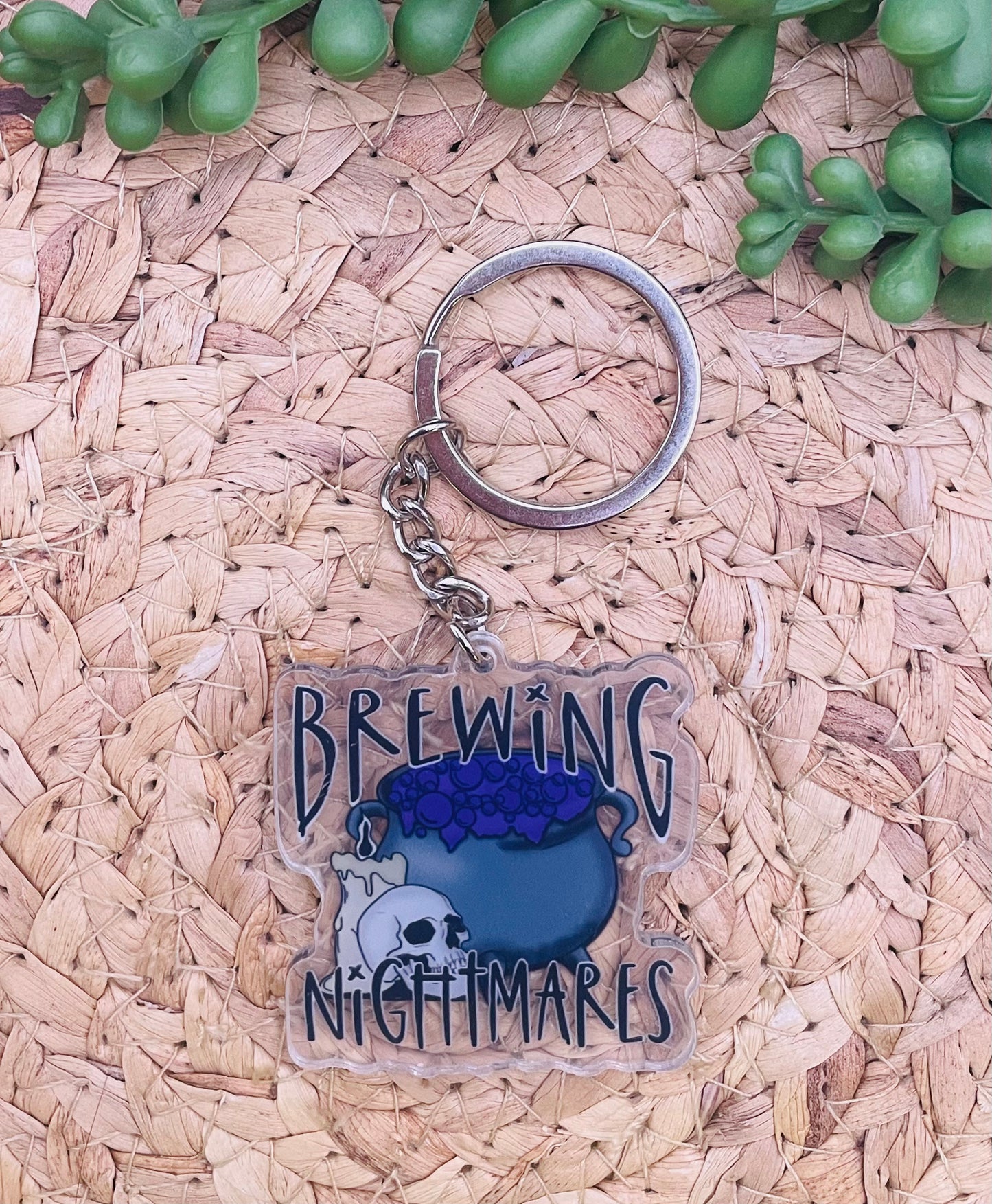 Brewing Nightmares Acrylic Key Tag #107