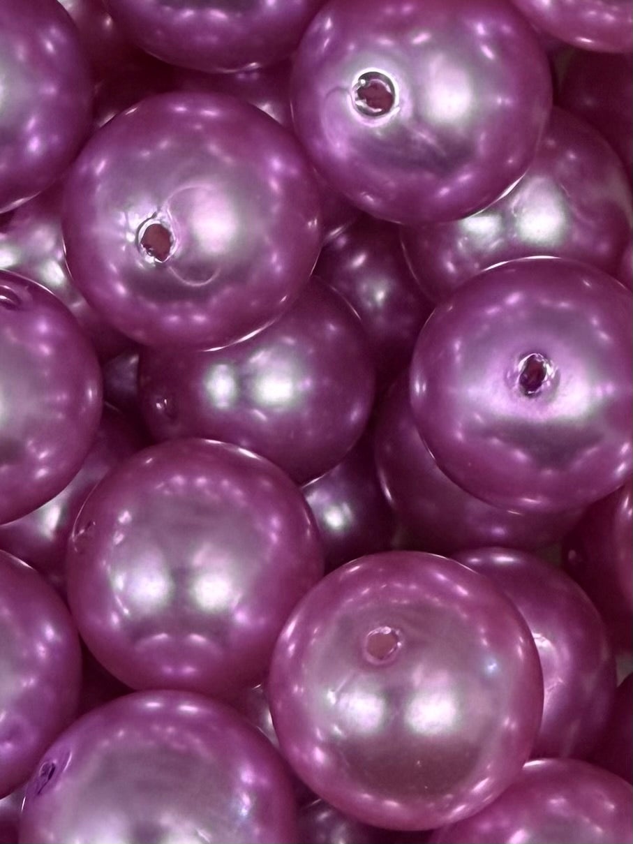 Purplish High Gloss 20mm Acrylic Bead