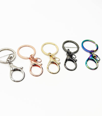 Metal Clasp Key Chain Rings