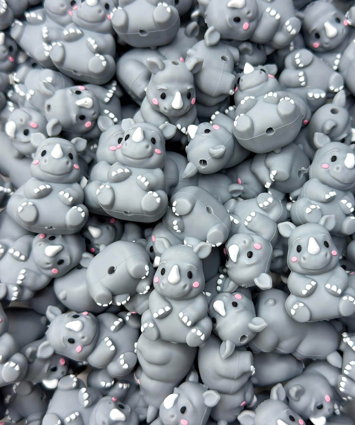 3D Rhino Focal Bead