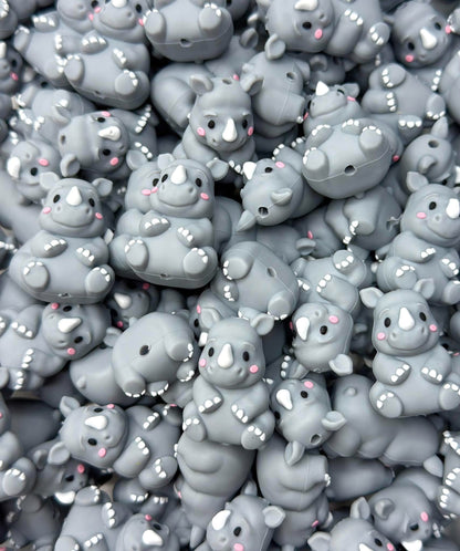 3D Rhino Focal Bead