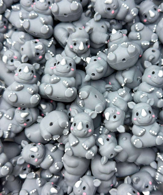 3D Rhino Focal Bead