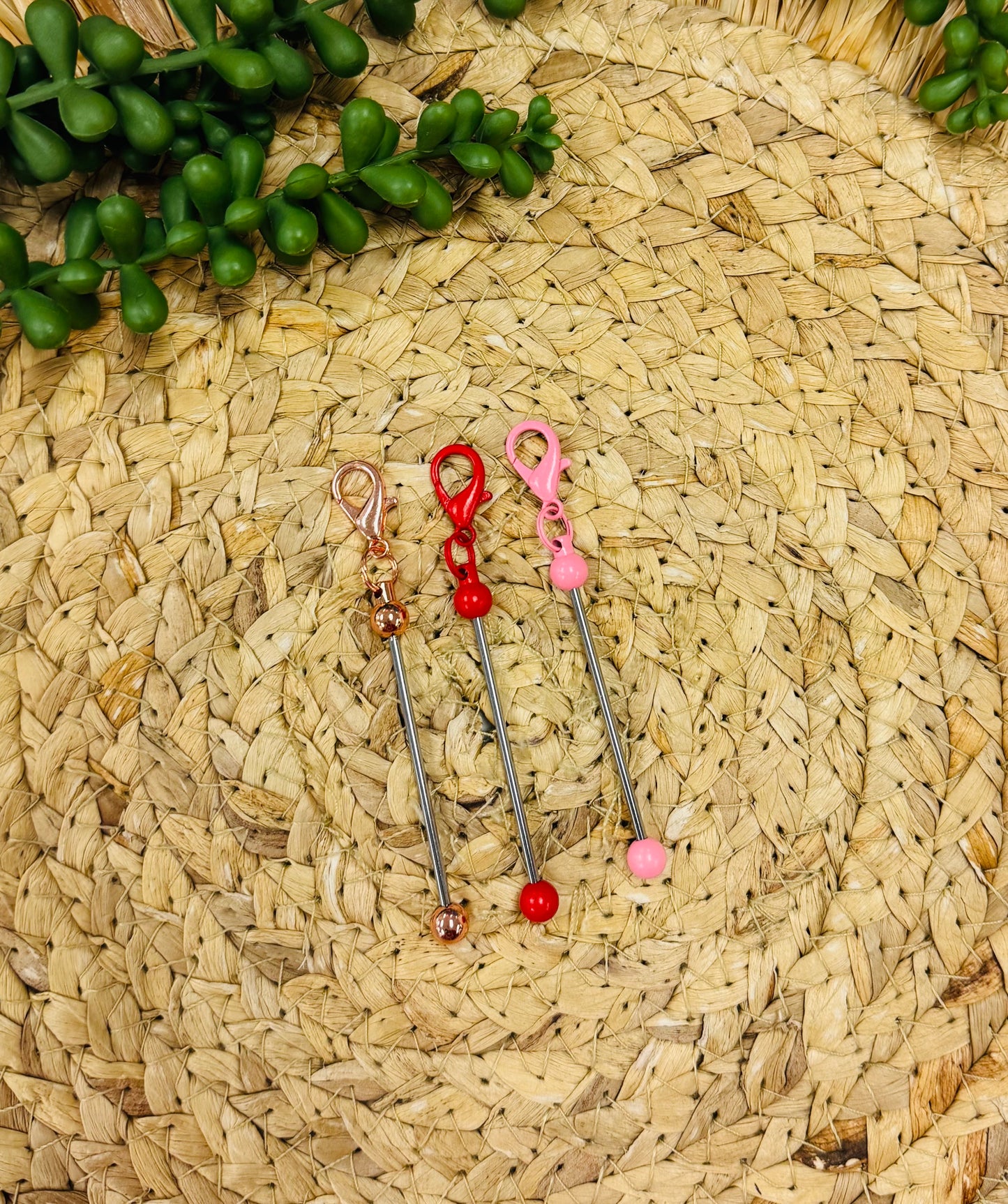 Barres de porte-clés de couleur unie