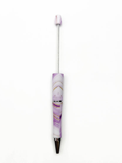 Stylos à billes en plastique marbré