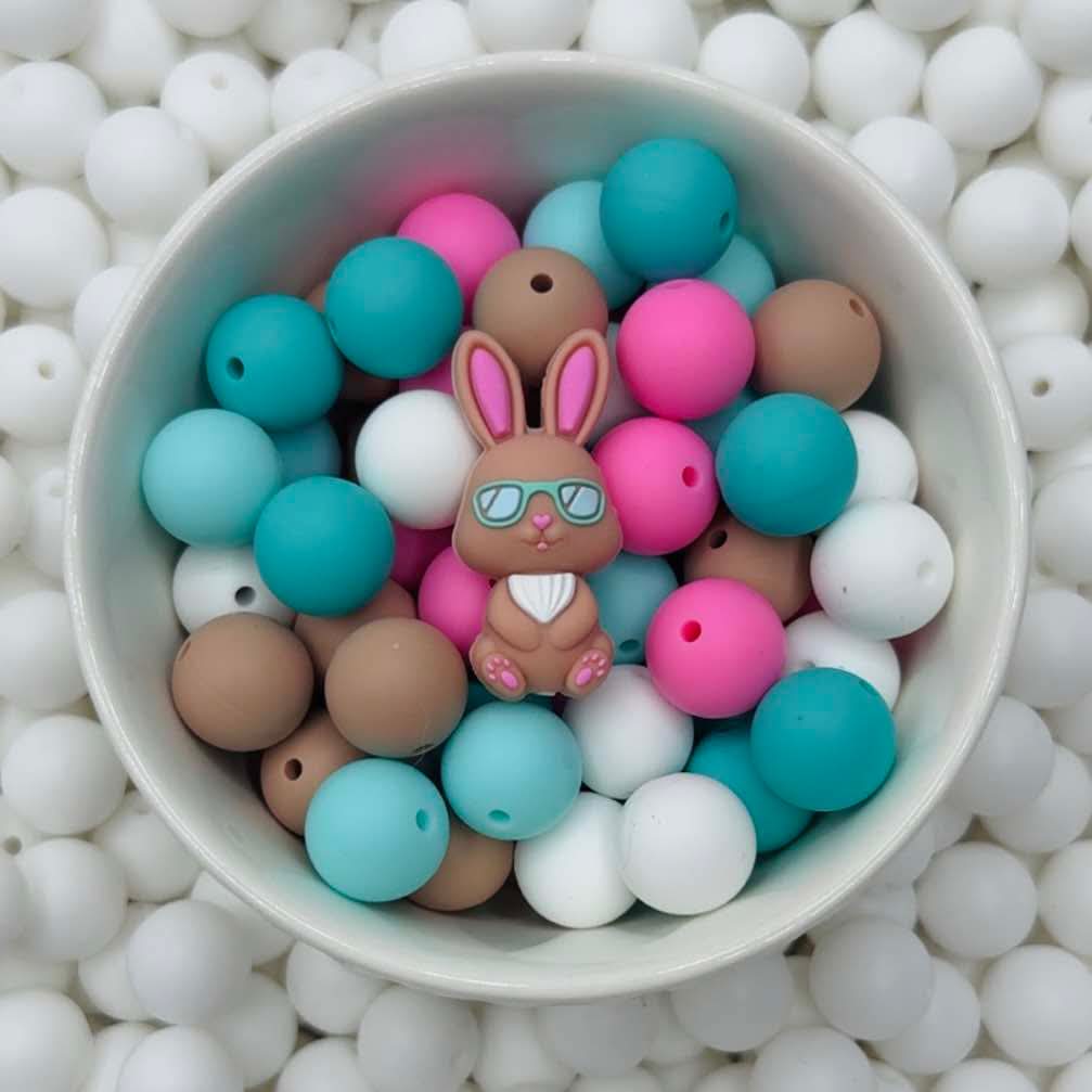 Perle focale Gnome de lapin de Pâques