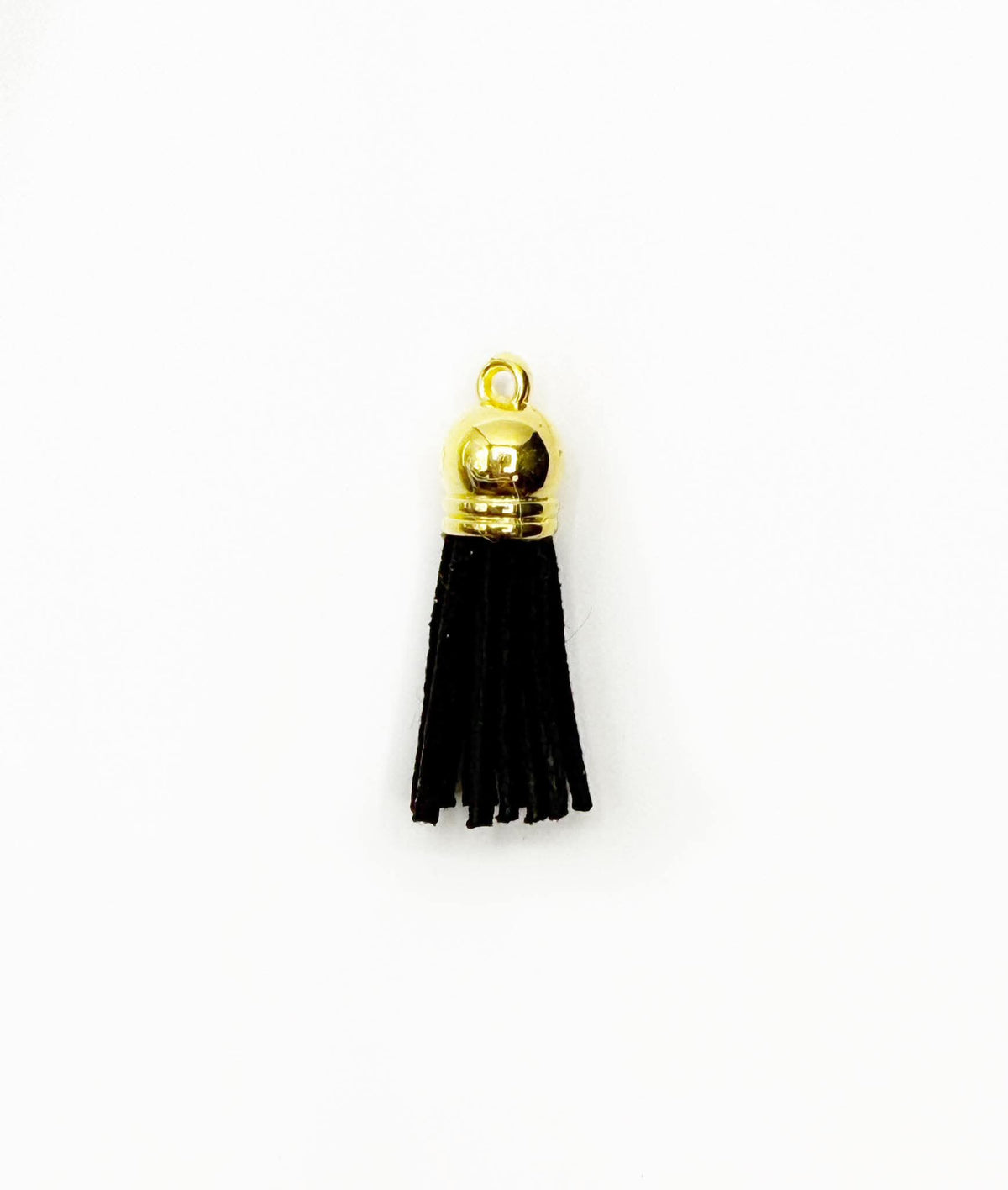 Small Gold Hardware Leather Tassels