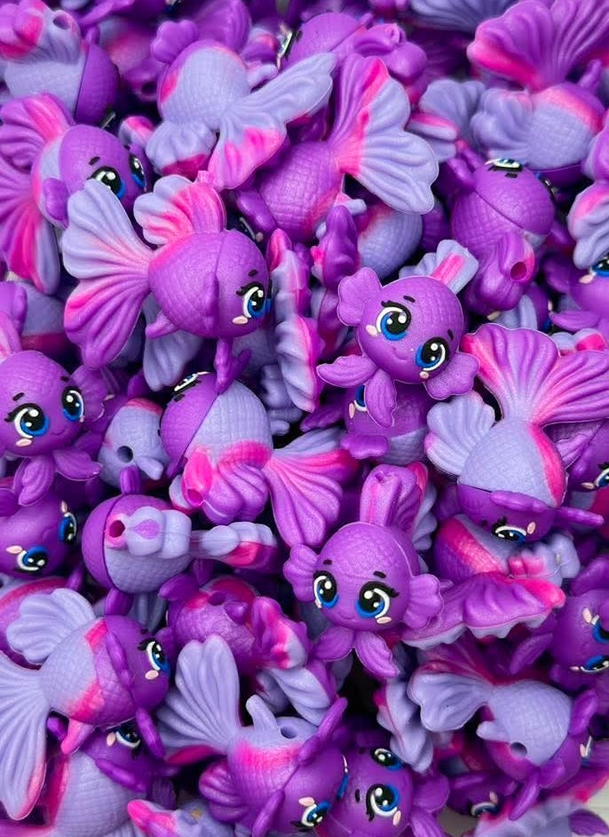 Here Fishy Fishy Focal Bead
