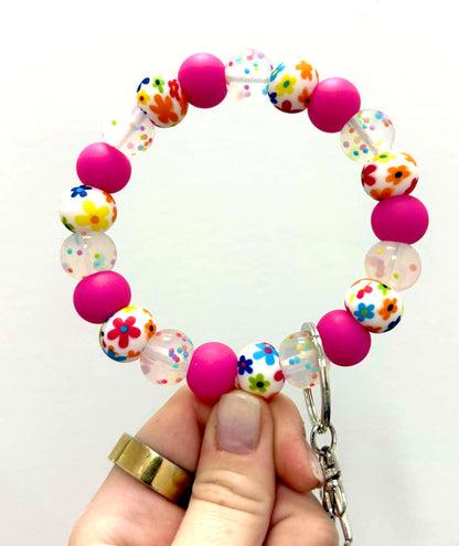 Kit porte-clés confettis rétro #74