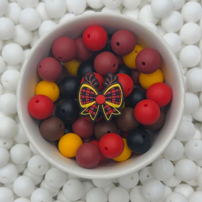 Rudolph's Ribbon Focal Bead