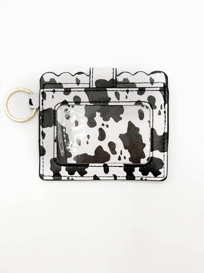 Black Cow Printed Wallets