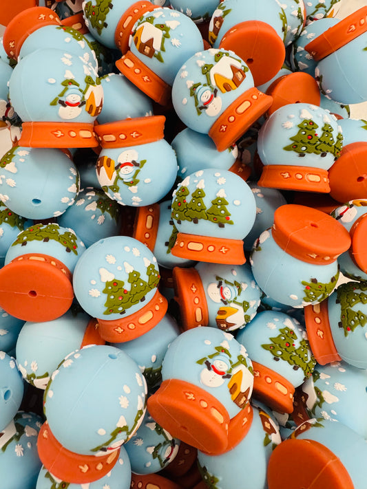 *** Coming Soon *** 3D Snow Globe (Boss Babe) - Extra Large Focal Bead