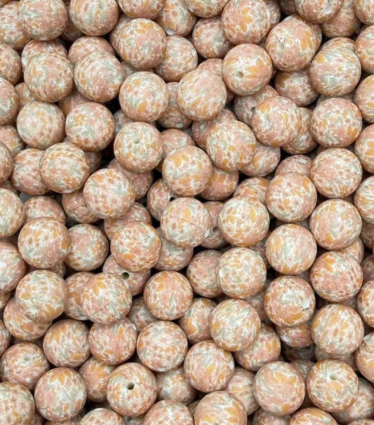 Muted Meadow 15mm Printed Bead