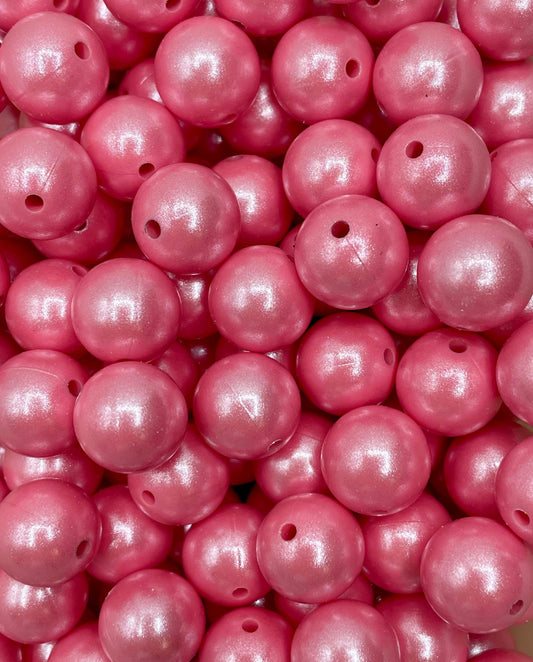 Blush Super Shimmer 15mm Beads