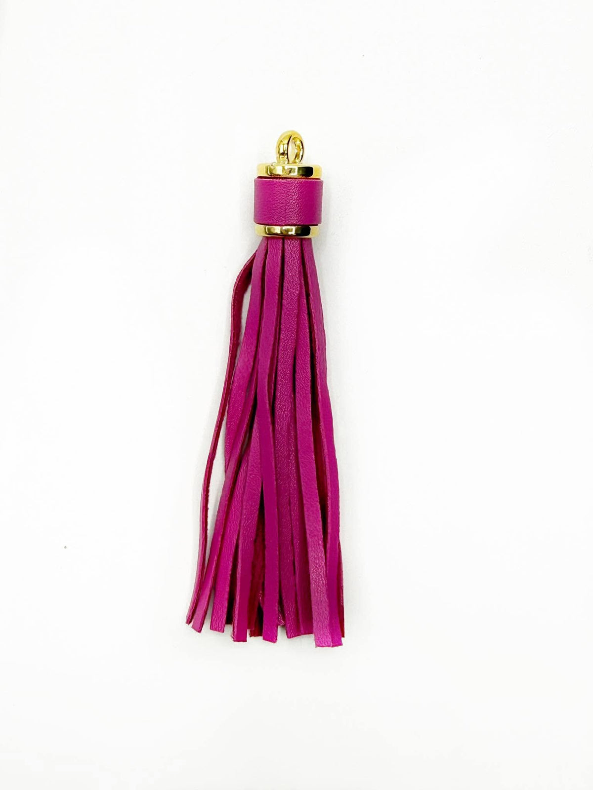 Gold Hardware Leather Tassels