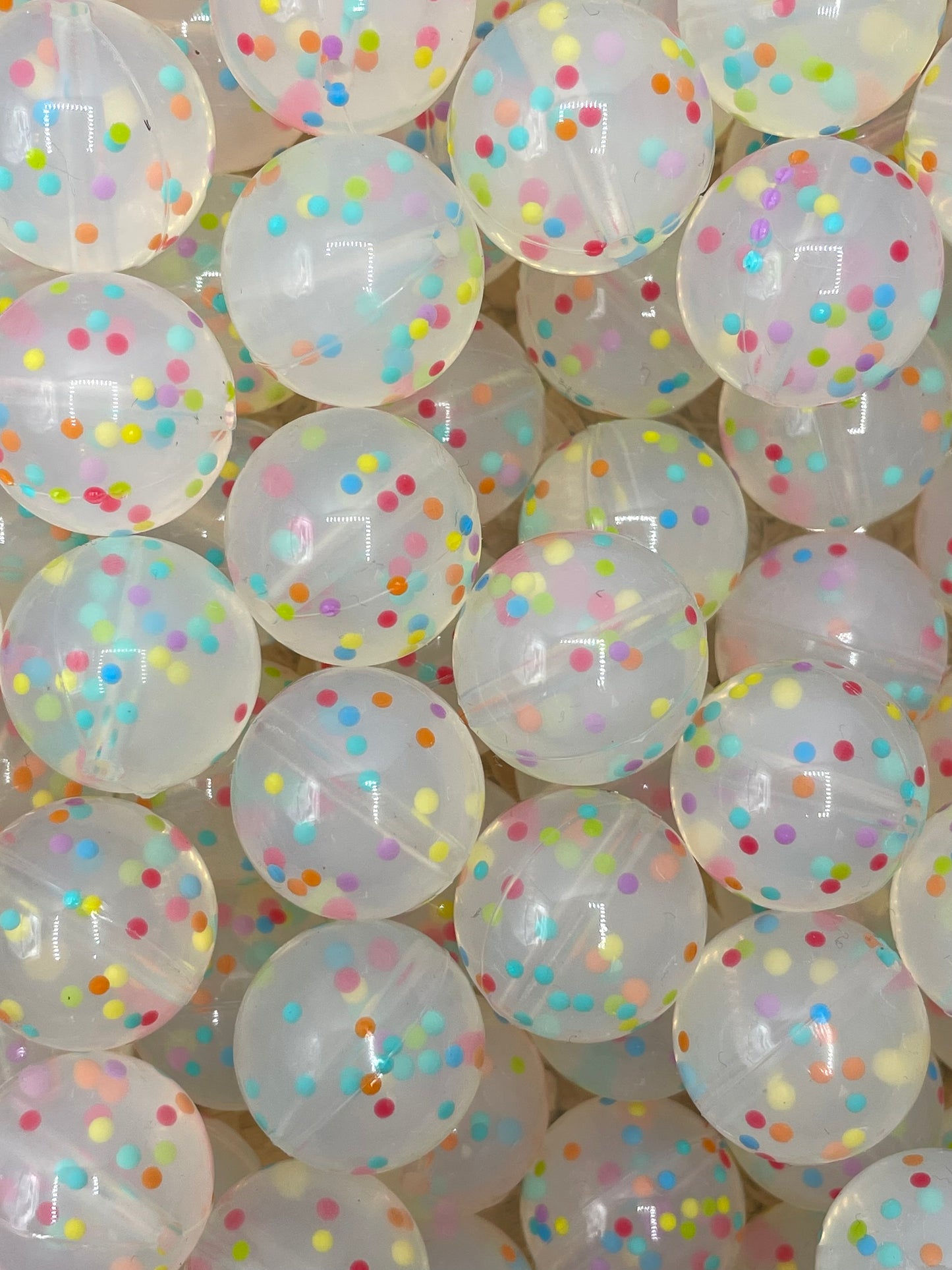 Confetti Beads 19mm Bead