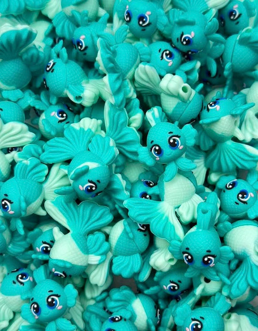 Perle focale de poissons tropicaux