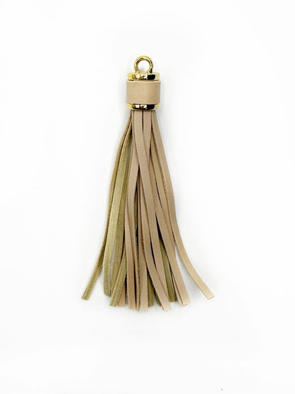 Gold Hardware Leather Tassels
