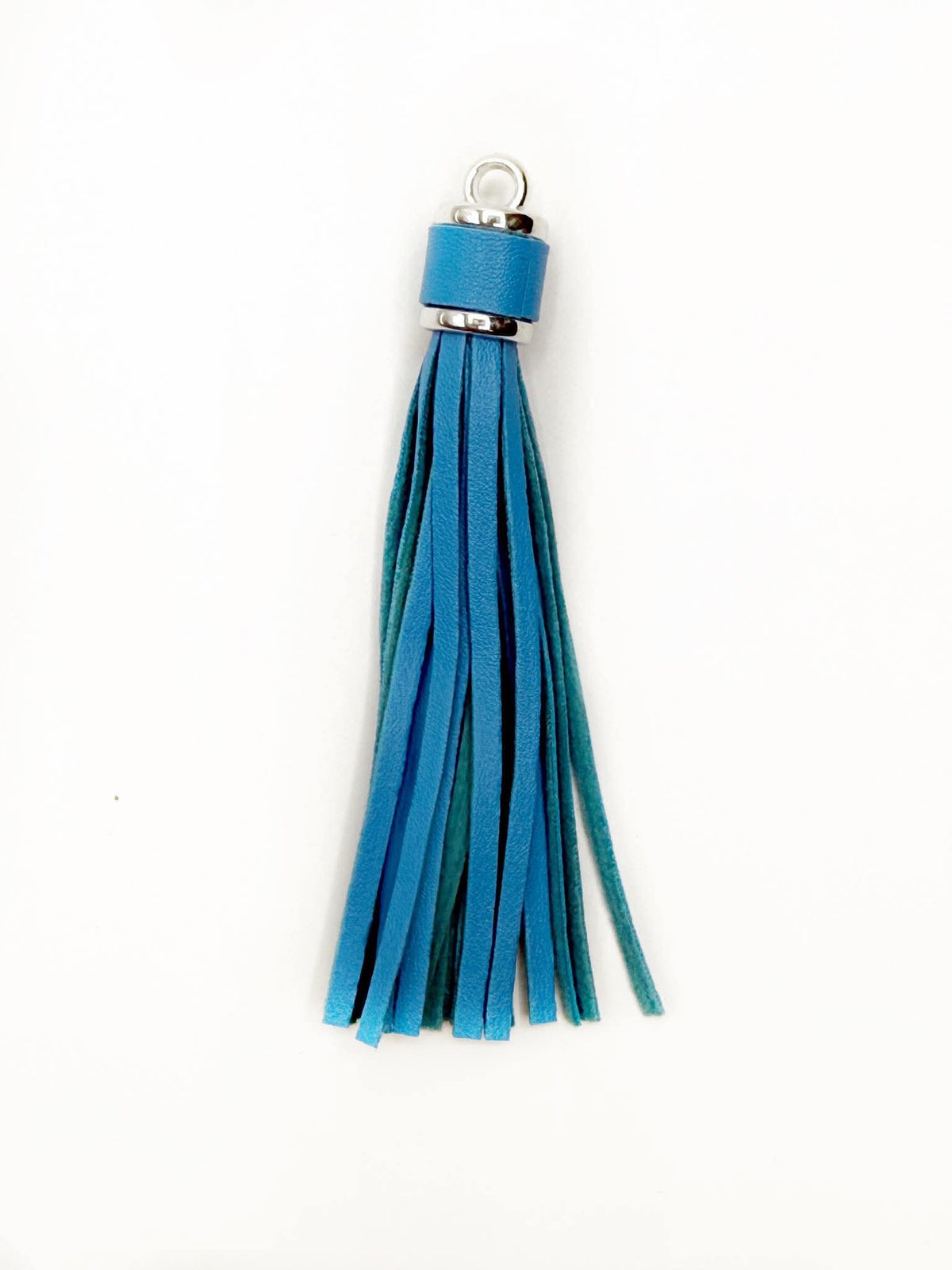 Silver Hardware Leather Tassels