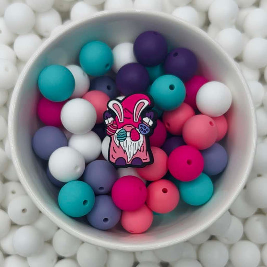 Easter Egg Gnome Focal Bead