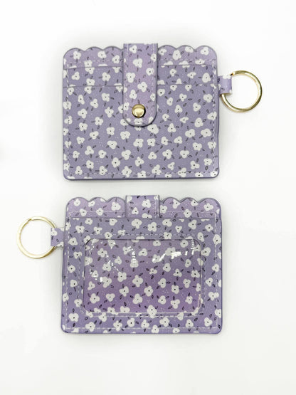 Purple Daisy Printed Wallets