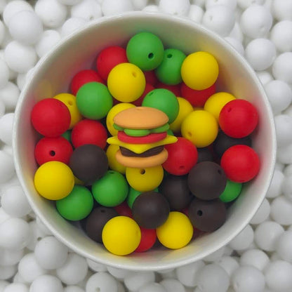 *CTS Creation: Cheeseburger Focal Bead