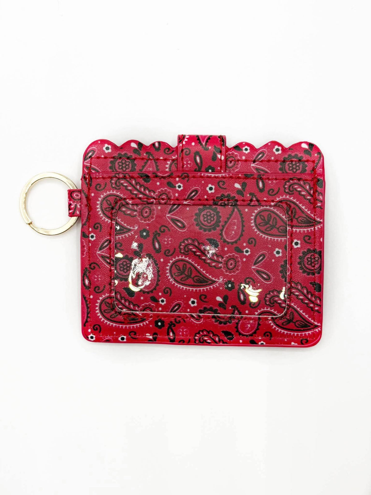 CTS Creation: Red Hanki Printed Wallet
