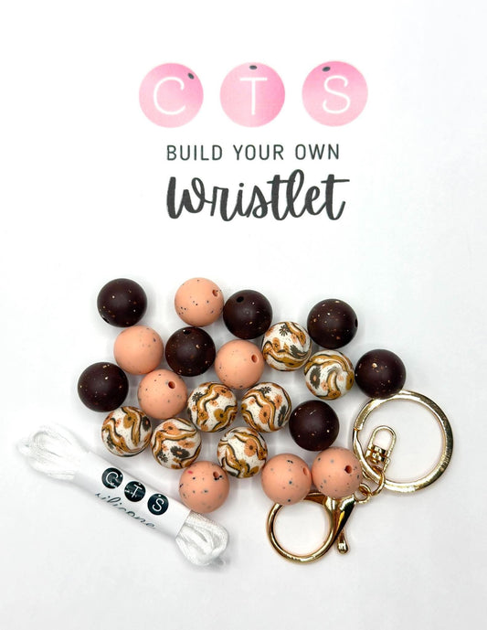 Kit de porte-clés en terre cuite Terrazzo #41