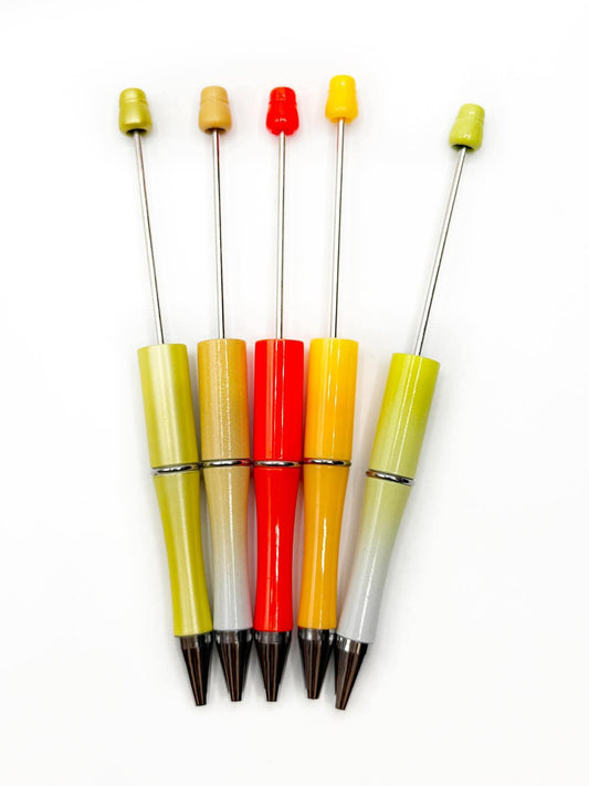 5 for $3 **PEN DEAL** Yellow Beadable Pen Pack